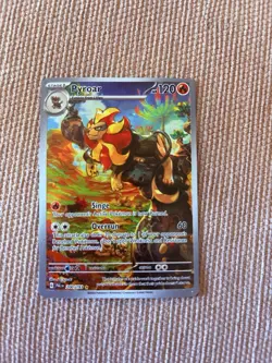 Pyroar 200/193 Paldea Evolved SV02 Illustration Rare Full Art Holo EN - Image 3