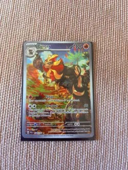 Pyroar 200/193 Paldea Evolved SV02 Illustration Rare Full Art Holo EN - Image 4