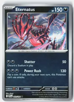 ETERNATUS 069/094 UNCOMMON PHANTASMAL FLAMES POKEMON REVERSE HOLO NM - Image 1