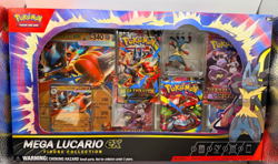Pokemon TCG Mega Lucario ex Premium Figure Collection Box Factory Sealed - Image 1
