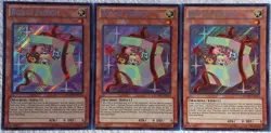 Yugioh 3x Box of Friends NUMH-EN013 Secret Rare 1st Edition Near Mint Playset - Image 1