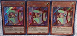 Yugioh 3x Box of Friends NUMH-EN013 Secret Rare 1st Edition Near Mint Playset - Image 4