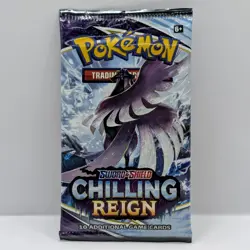 Chilling Reign Sealed Booster Pack Pokemon TCG Cards NEW - Image 1