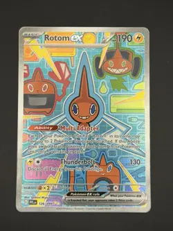 Pokemon Rotom ex 126/094 Special Illustration Rare Phantasmal Flames Pokemon NM - Image 1