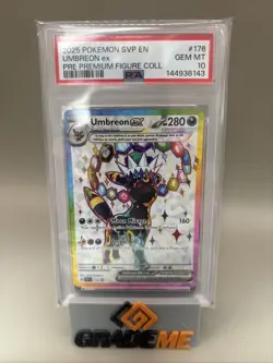 PSA 10 GEM Mint Umbreon #176 Pokemon Prismatic Premium Figure Collection Promo - Image 1
