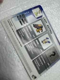 Gentleman Nils Pokemon Lady Astrid Battle E-Reader Card 2003 Ruby Sapphire - Image 2
