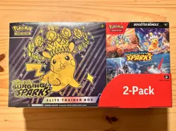 Pokemon Surging Sparks Costco 2-Pack - Elite Trainer Box (ETB) + Booster Bundle - Image 1