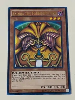 Yugioh Exodia Set Forbidden One Left Right Arm Leg LP - Plus Free Holo Card - Image 3