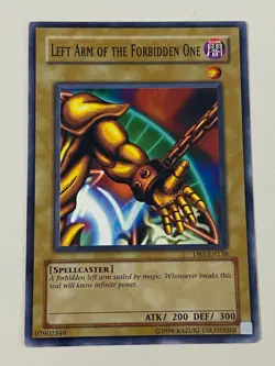 Yugioh Exodia Set Forbidden One Left Right Arm Leg LP - Plus Free Holo Card - Image 4