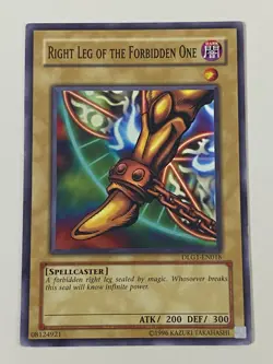 Yugioh Exodia Set Forbidden One Left Right Arm Leg LP - Plus Free Holo Card - Image 5
