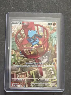 Pokemon TCG Riolu Illustration Rare promo - Image 1