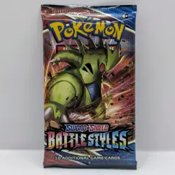 Battle Styles Booster Pack Factory Sealed New Pokemon TCG - Image 1