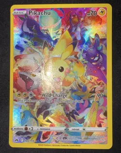 Pikachu 160/159 Crown Zenith Secret Rare Full Art Holo English Pokemon TCG - Image 1