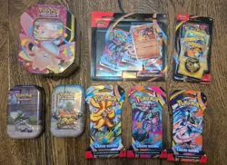 Pokemon TCG Chaos Rising Bundle Tins, Blisters, Booster packs - Image 1