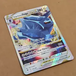 Pokemon Origin Forme Dialga VSTAR 114/189 SWSH10: Astral Radiance Ultra Rare NM - Image 3