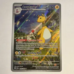 Ampharos 90/86 Illustration Rare Chaos Rising Pokemon TCG - NM - Image 1