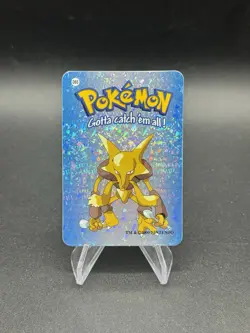 Alakazam Holo Pokemon Vintage 2000 Vending Prism Sticker Nintendo Rare - Image 1