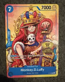 One Piece CCG Monkey D. Luffy P-043 Promo Character 7000 Power 7 Cost - Image 1