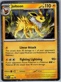 Jolteon - (Cosmos Holo) 169 Holo SV: Scarlet & Violet Promo - Pokemon Card - NM - Image 1