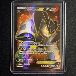 Pokemon TCG - Terrakion EX Full Art 121/124 Dragon's Exalted 2012 B&W Card - Image 1
