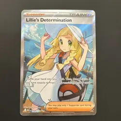 Pokemon TCG Mega Evolution Lillie’s Determination Full Art Trainer Card 169/132 - Image 1