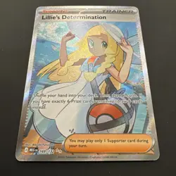 Pokemon TCG Mega Evolution Lillie’s Determination Full Art Trainer Card 169/132 - Image 2