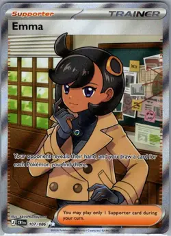 Emma 107/086 ME04: Chaos Rising - Pokemon Card - NM - Image 1