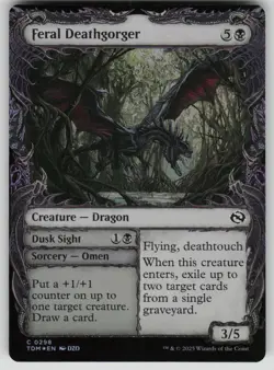 Feral Deathgorger (Showcase) Foil C Tarkir: Dragonstorm 298 NM - Image 1