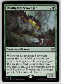 Deathgorge Scavenger Rare Commander: The Lost Caverns of Ixalan 236 MTG NM 2023 - Image 1