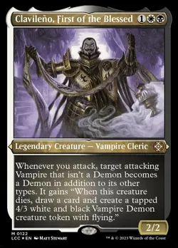 Clavileno, First of the Blessed (Display Commander) - Thick Stock - Foil Etched - Image 1