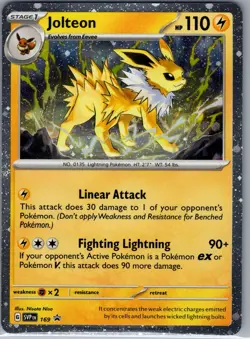 Jolteon - (Cosmos Holo) SVP 169 SV: Scarlet & Violet Promo - Pokemon Card - NM - Image 1