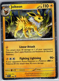 Jolteon - (Cosmos Holo) 169 SV: Scarlet & Violet Promo Cards - Pokemon Card - NM - Image 1