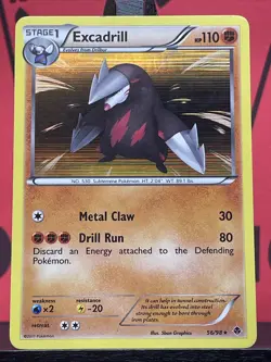 Excadrill 56/98 Cosmos Emerging Powers Holo Rare Pokemon TCG 2011 LP - Image 3