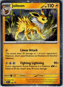 Jolteon 169 SV: Scarlet & Violet Promo Cards - Pokemon Card - NM - Image 1