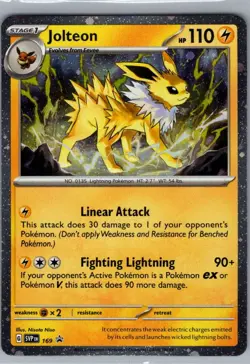 Jolteon - 169 Holo SV: Scarlet & Violet Promo Cards - Pokemon Card - NM - Image 1