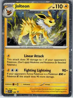Jolteon - (Cosmos Holo) 169 SV: Scarlet & Violet Promo Cards - Pokemon Card - NM - Image 1