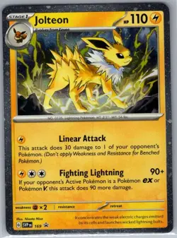 Jolteon 169 SV: Scarlet & Violet Promo Cards - Pokemon Card - NM - Image 1
