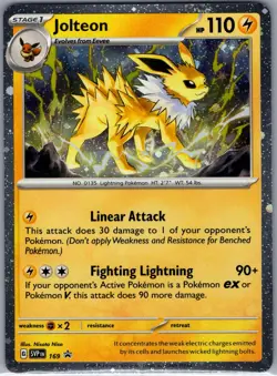 Jolteon - (Cosmos Holo) SVP 169 SV: Scarlet & Violet Promo - Pokemon Card - NM - Image 1