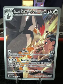 Larry's Staraptor 249/217 Illustration Rare Ascended Heroes Pokemon Holo NM - Image 1