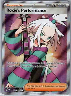 Roxie's Performance - 112/086 ME04: Chaos Rising - Pokemon Card - NM - Image 1