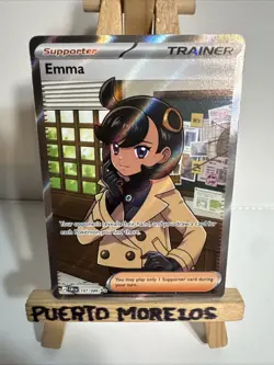 Pokemon Emma Full Art Trainer Chaos Rising Ultra Rare Holo EN - Image 1