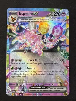 Espeon ex 034/131 Sv: Prismatic Evolutions Holo Pokemon - Image 1