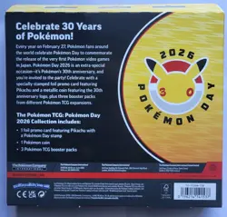 Pokemon TCG Pokemon Day 2026 Collection Box 30th Anniversary |BRAND NEW SEALED - Image 2