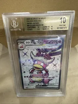 2023 BGS 10 Japanese Pokemon Slowking EX SR 086/071 Snow Hazard SV - Image 1