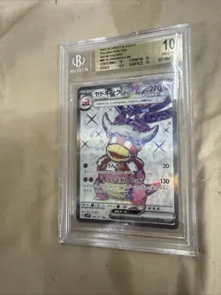 2023 BGS 10 Japanese Pokemon Slowking EX SR 086/071 Snow Hazard SV - Image 2