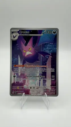 Pokemon TCG Crobat 93/86 Chaos Rising Illustraion Rare - NM - US Seller - Image 1