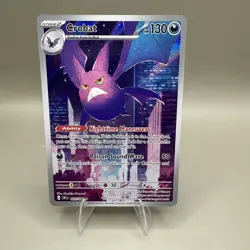 Pokemon TCG: Crobat (Illustration Rare) - 93/86 - ME: Chaos Rising - NM - Image 1
