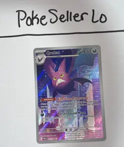 Pokemon TCG: Crobat (Illustration Rare) - 93/86 - ME: Chaos Rising - Image 1