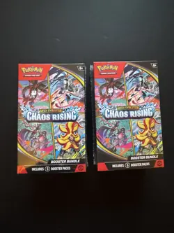 Pokemon TCG - Mega Evolution - Chaos Rising - 2x Booster Bundle - New & Sealed - Image 1