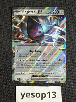 Carte Pokemon Registeel EX 145/217 - ASC ME2.5 Heros Transcendants FR - Image 1